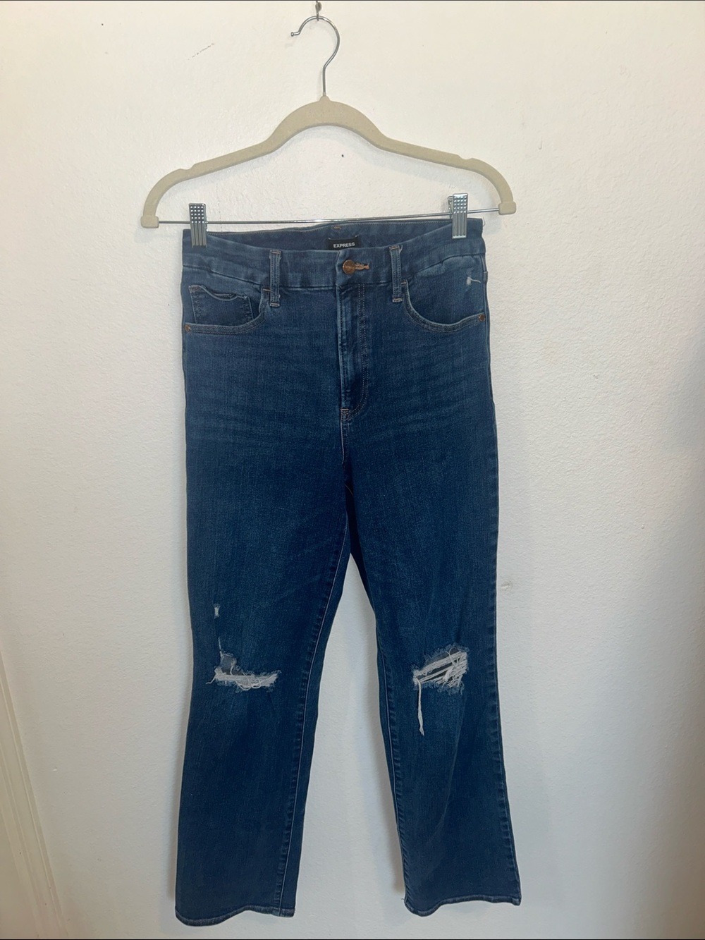 Women’s Straight Leg Jeans in Dark Blue - Classic Fit